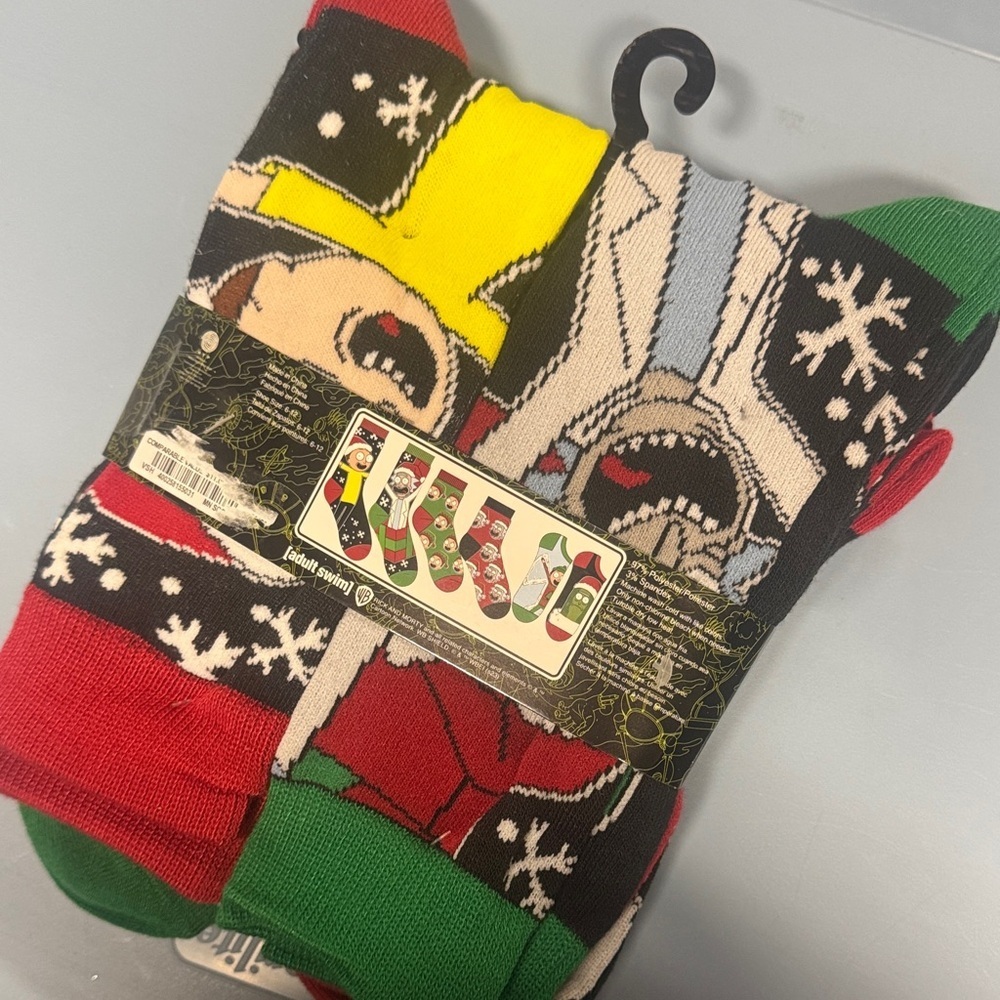 Men's Cartoon Socks 6-Pack - Picture 3 of 3